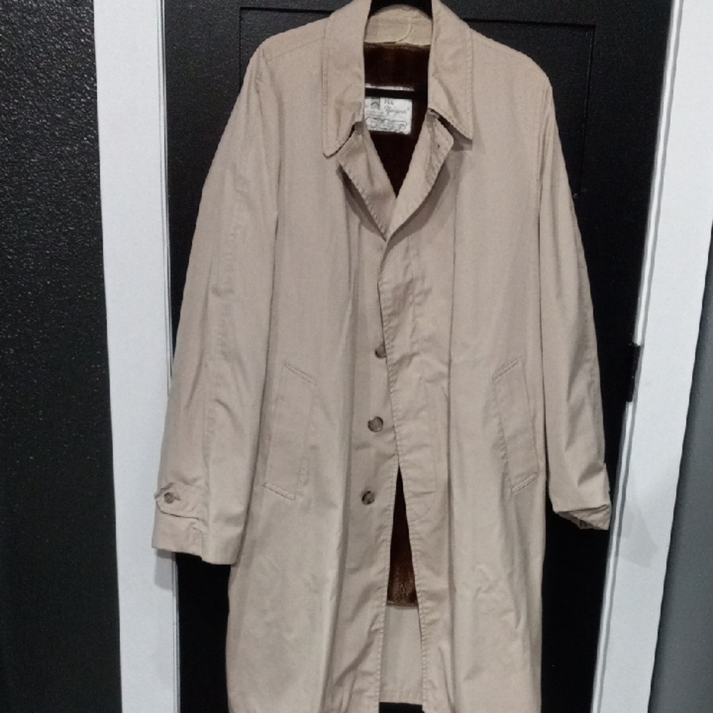 London Fog Vintage Men's Trench Coat In Beige